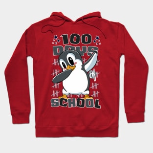 100 Days of school featuring a Dabbing Penguin #2 Hoodie